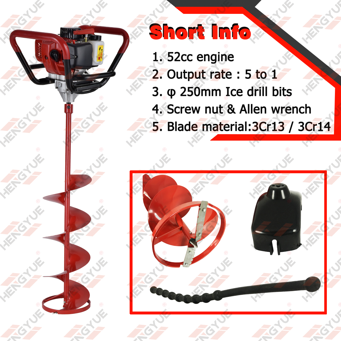 1 Person Operate Ice Auger Machine HY-ID550-2503