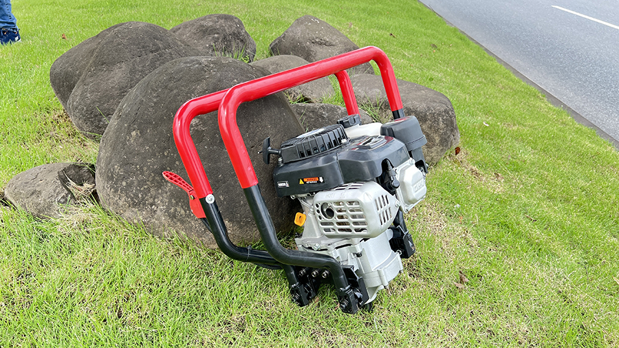 4 stroke gasoline engine power earth auger with foldable handle