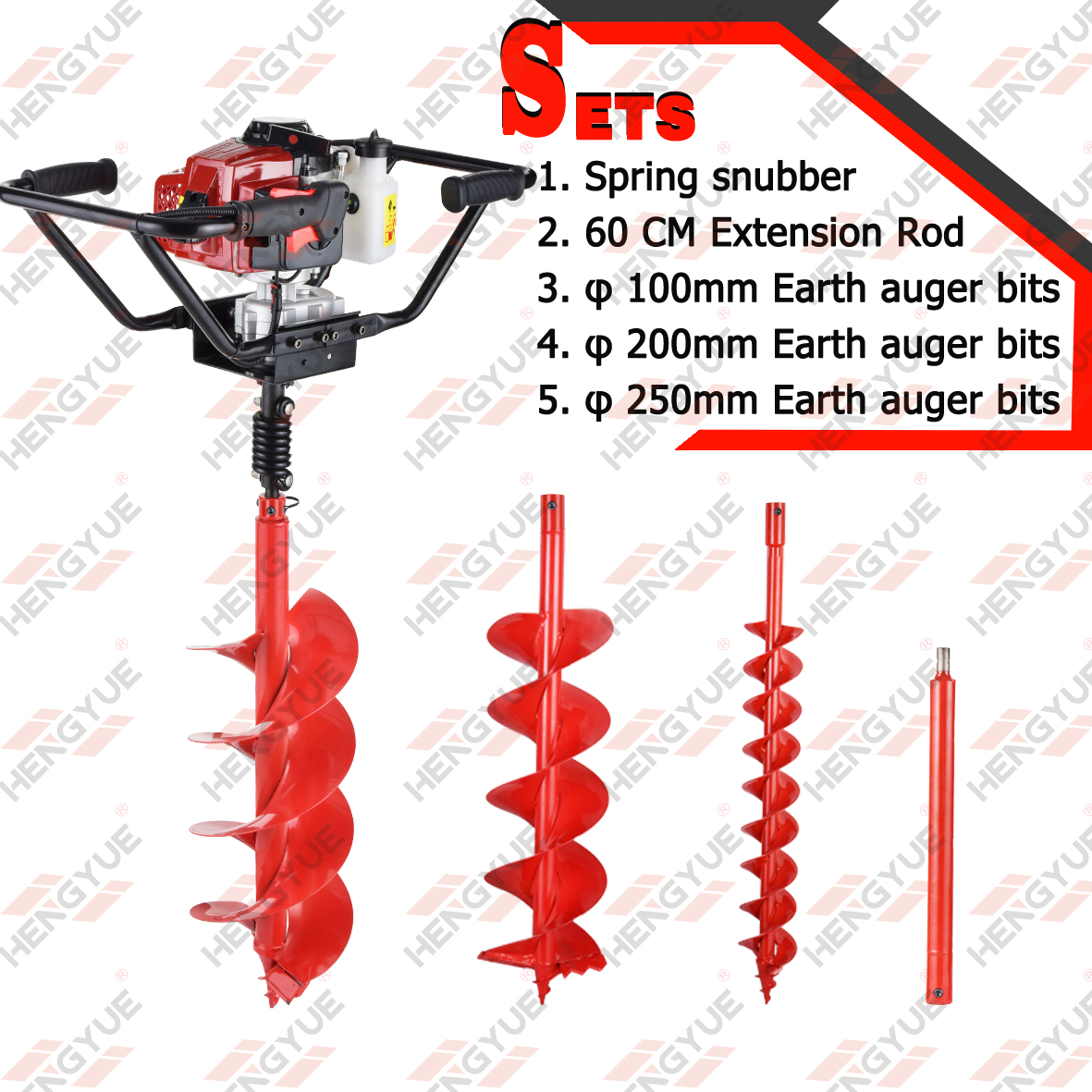 63/68 Most Popular 2 Man Operate Model Earth Auger 