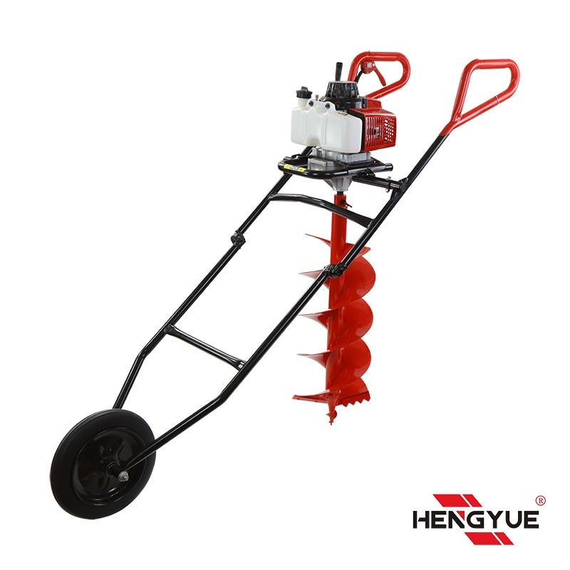 63 Cc Hand Push Earth Auger with trolly Buy Hand Push Earth Drill, Earth Auger with Stand