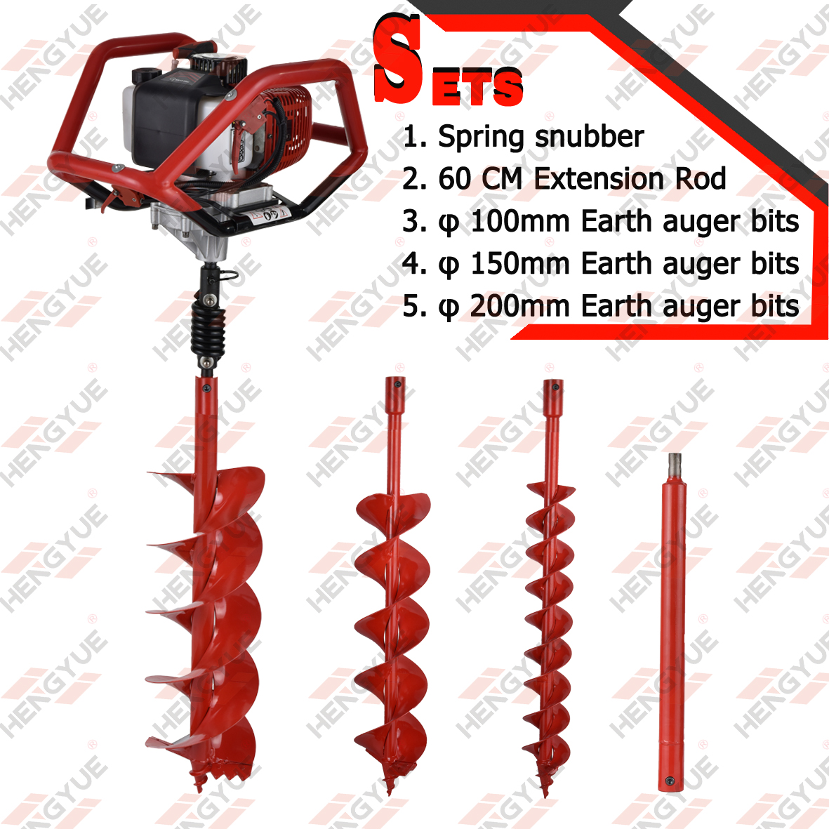 43cc 1 Or 2 Man Operate Earth Auger 